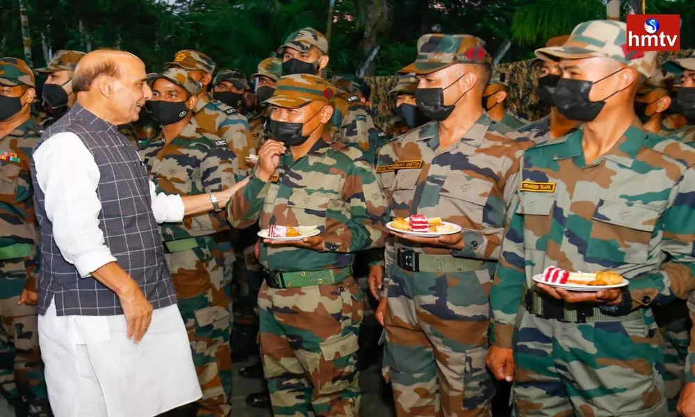 Union Defense Minister Rajnath Singh Visited  Assam