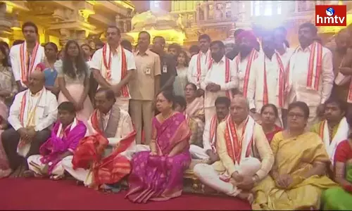 CM KCR Visits Yadadri Temple | TS News
