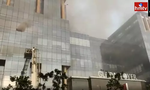 Fire Breaks out in Global Foyer Mall in Gurugram