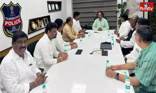 TPCC Chief Revanth Reddy Meet the DGP TPCC Chief Revanth Reddy Meet the DGP