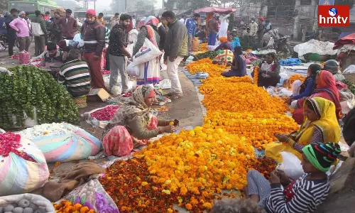 The Flowers rates have increased due to the last day of the Saddula Bathukamma