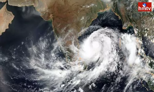 Low Pressure Forms Over Bay Of Bengal