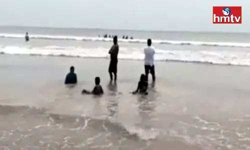 Seven Students Drowned in Bapatla Suryalanka Beach Seven Students Drowned in Bapatla Suryalanka Beach