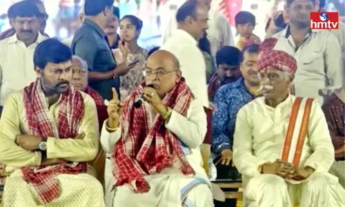 Garikapati Narasimha Rao Angry On Chiranjeevi At Alai Balai Program