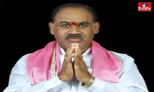 TRS Party Announce Kusukuntla Prabhakar Reddy as TRS Candidate for Munugode By Poll