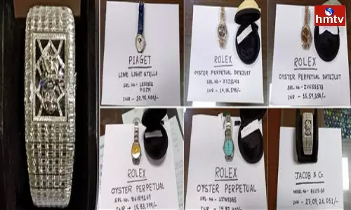 Rs 27 Crore Wrist Watch Seized at Delhi Airport