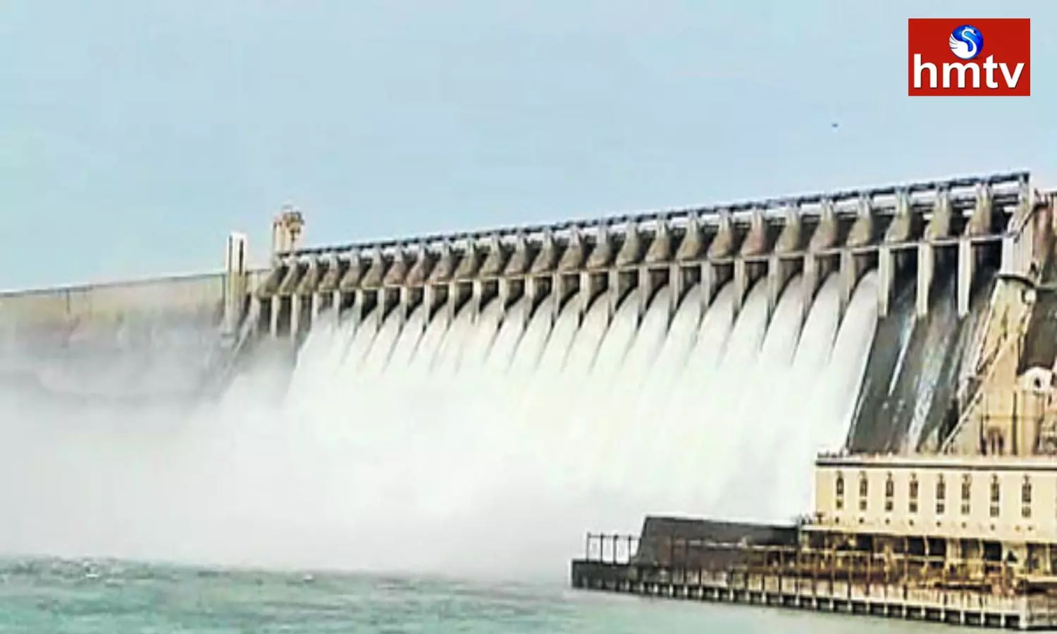 Nagarjuna Sagar 20 Gates Lifted Due to Heavy Flood Water Nagarjuna Sagar 20 Gates Lifted Due to Heavy Flood Water