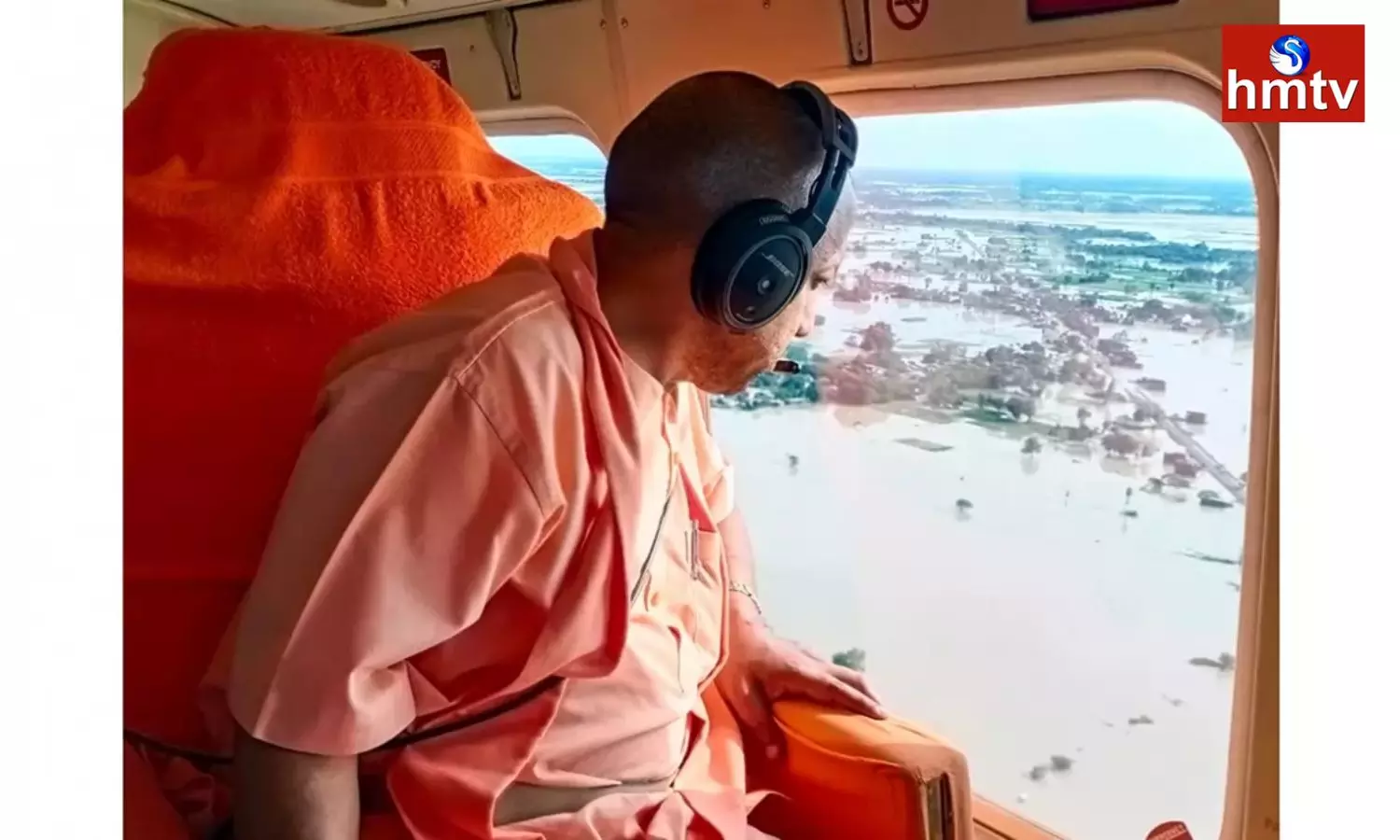 UP CM Yogi Adityanath Surveys Flood-hit Areas and Announces Help for Victims