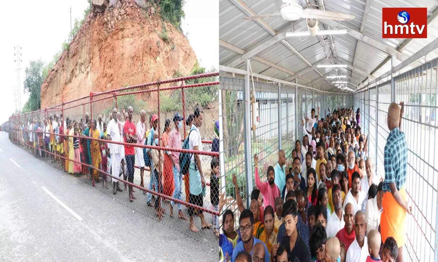 Huge Devotees Rush At Tirumala Tirupati Temple