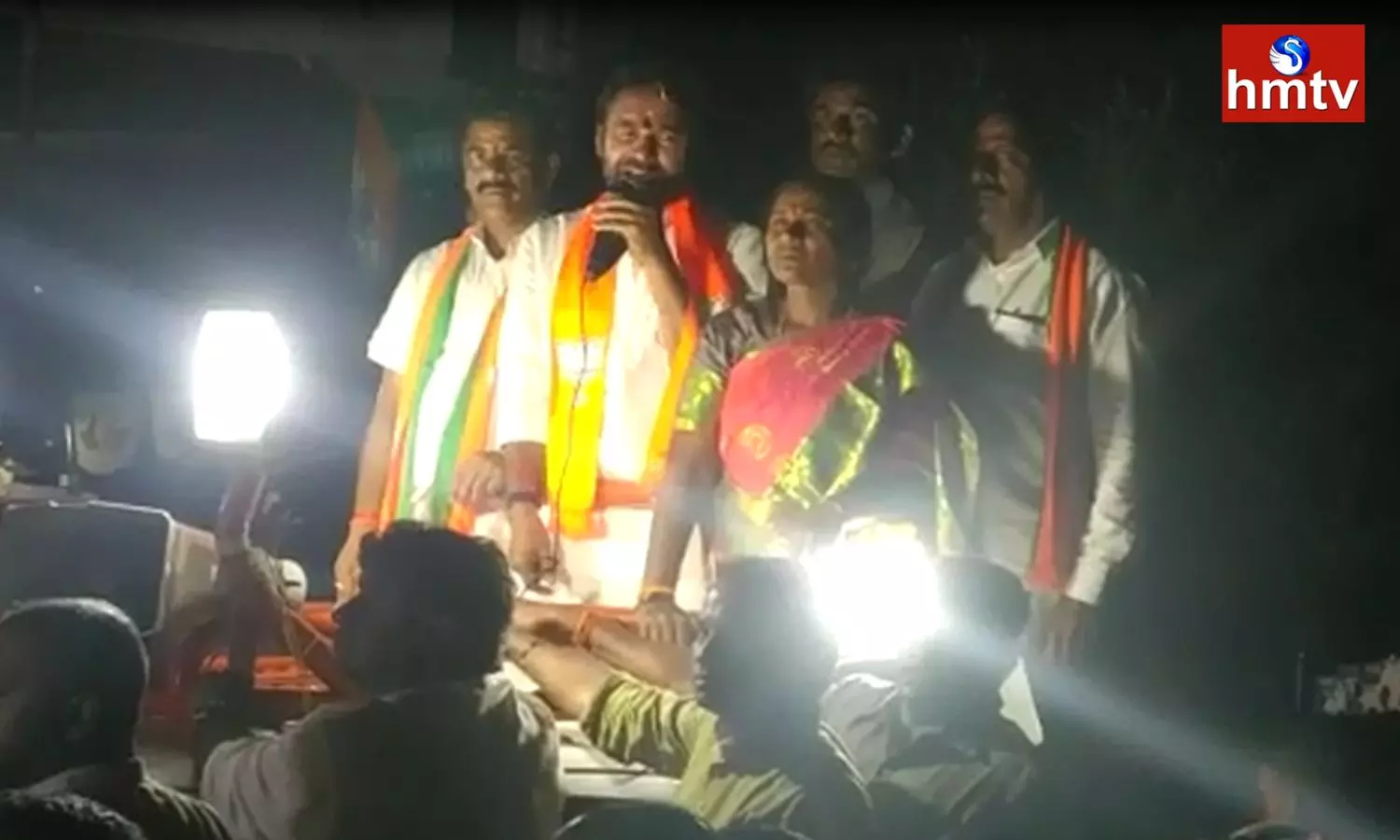 Union Minister Kishan Reddy is Campaign in Munugode Mandal Kistapur