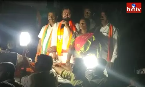 Union Minister Kishan Reddy is Campaign in Munugode Mandal Kistapur Union Minister Kishan Reddy is Campaign in Munugode Mandal Kistapur