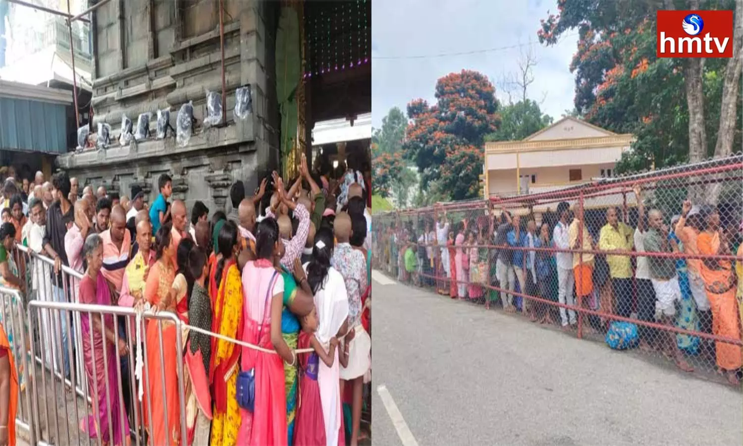 Huge Devotees Rush At Tirumala Tirupati Temple