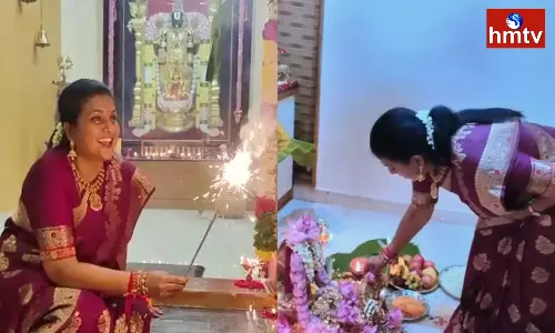 Minister Roja Diwali Celebrations Minister Roja Diwali Celebrations