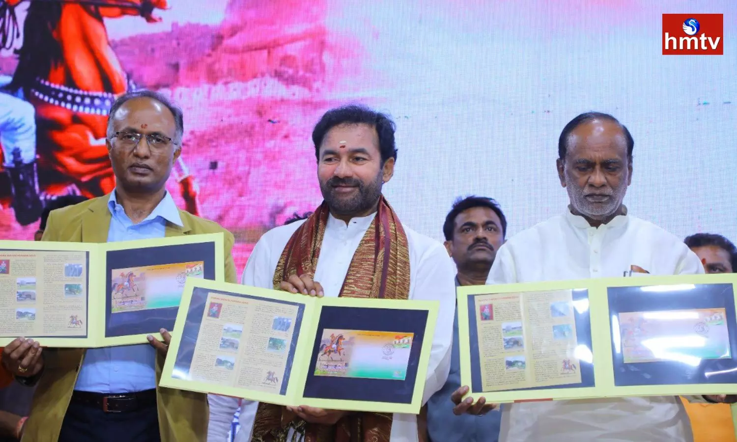 Union Minister Kishan Reddy Released the Postal Cover of Sardar Sarvai Papanna Goud