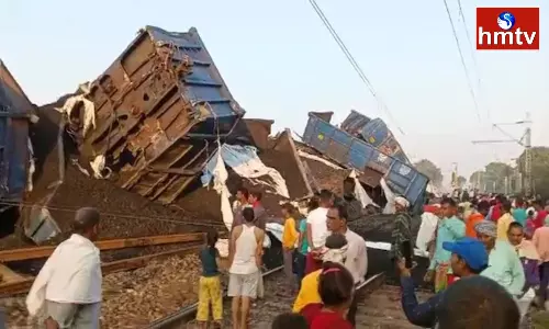 Goods Train Derailed in Bihar Gurpa