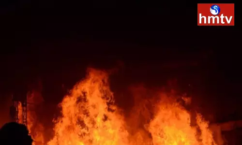 Fire Accident In Palnadu District Fire Accident In Palnadu District
