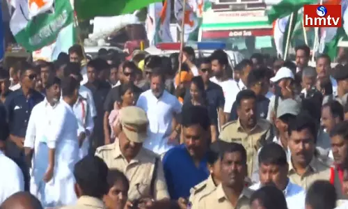 Rahul Gandhi Bharat Jodo Yatra Enters 3rd Day in Telangana Rahul Gandhi Bharat Jodo Yatra Enters 3rd Day in Telangana