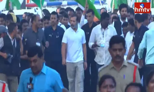 Fourth Day of Bharat Jodo Yatra in Telangana Fourth Day of Bharat Jodo Yatra in Telangana