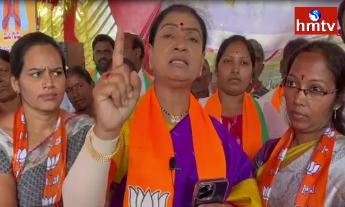 BJP Leader DK Aruna Fires on Withdrawal of Permission for CBI investigation in Telangana BJP Leader DK Aruna Fires on Withdrawal of Permission for CBI investigation in Telangana
