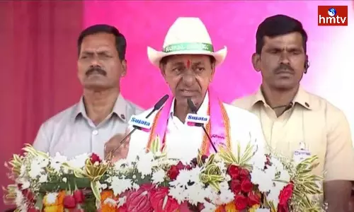 CM KCR Public Meeting in Chandur | Telangana News
