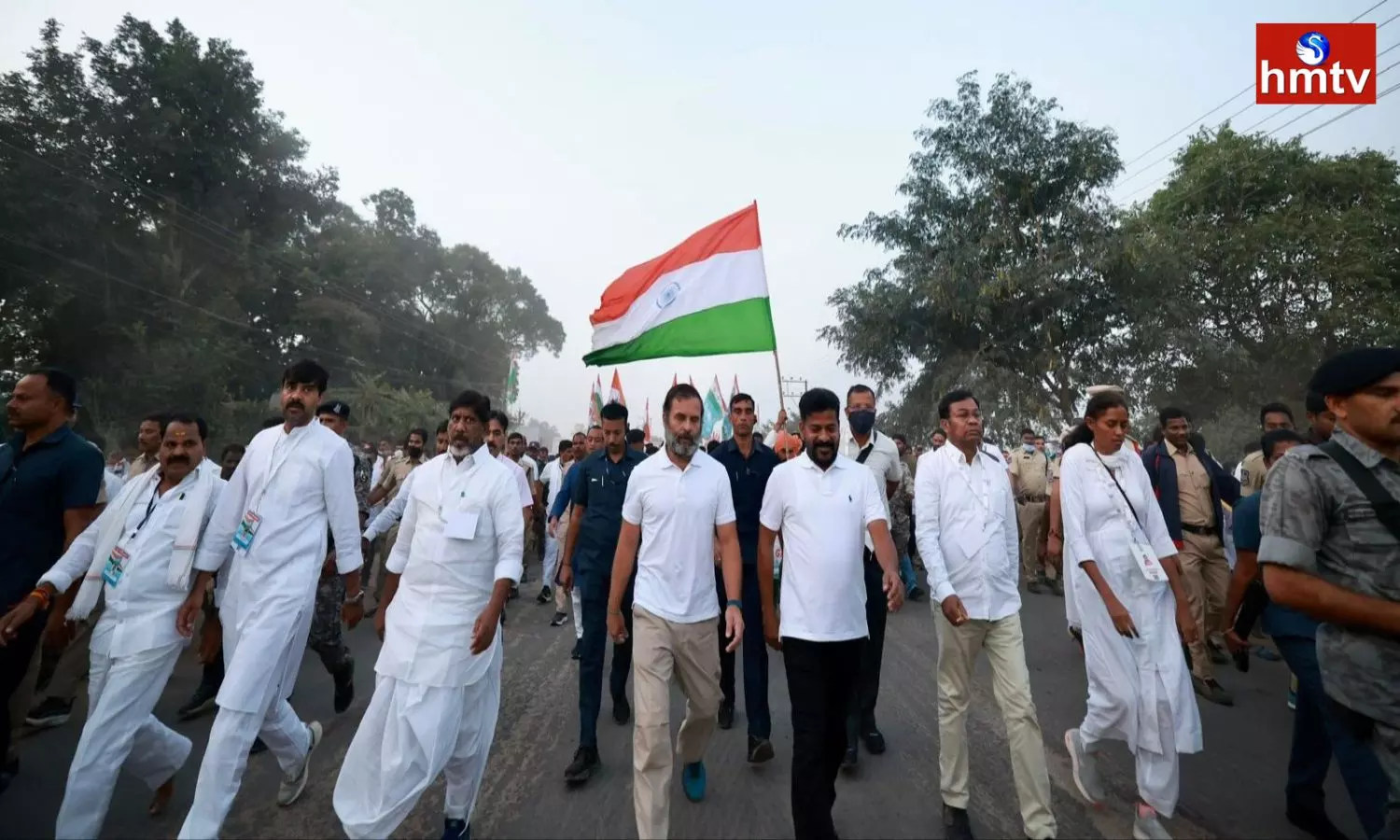 6th Day of Rahul Bharat Jodo Yatra in Telangana | TS News