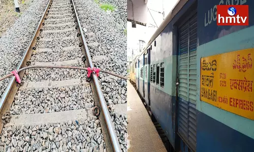 Sabari Express train averted a fatal accident Sabari Express train averted a fatal accident