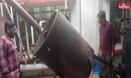 Boiler Exploded in Srisailam Mallikarjuna Swamy Temple Kitchen Boiler Exploded in Srisailam Mallikarjuna Swamy Temple Kitchen