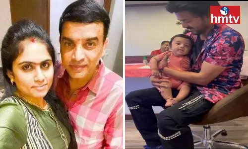 Hero Vijay With Dil Rajus Son