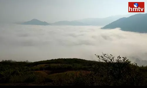 Araku Scenic Beauty Attracts Tourists