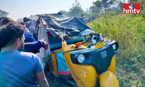 Tragedy In Vikarabad District Three Killed In Road Accident Tragedy In Vikarabad District Three Killed In Road Accident