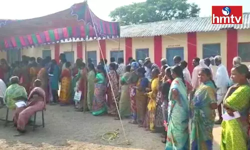 Huge Polling in Munugodu Bypoll 2022