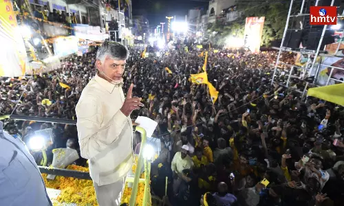 Chandrababu Road Show inJaggaiahpet Krishna District | AP News