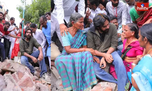 Janasena Chief Pawan Kalyan Visits Ippatam Village in Guntur