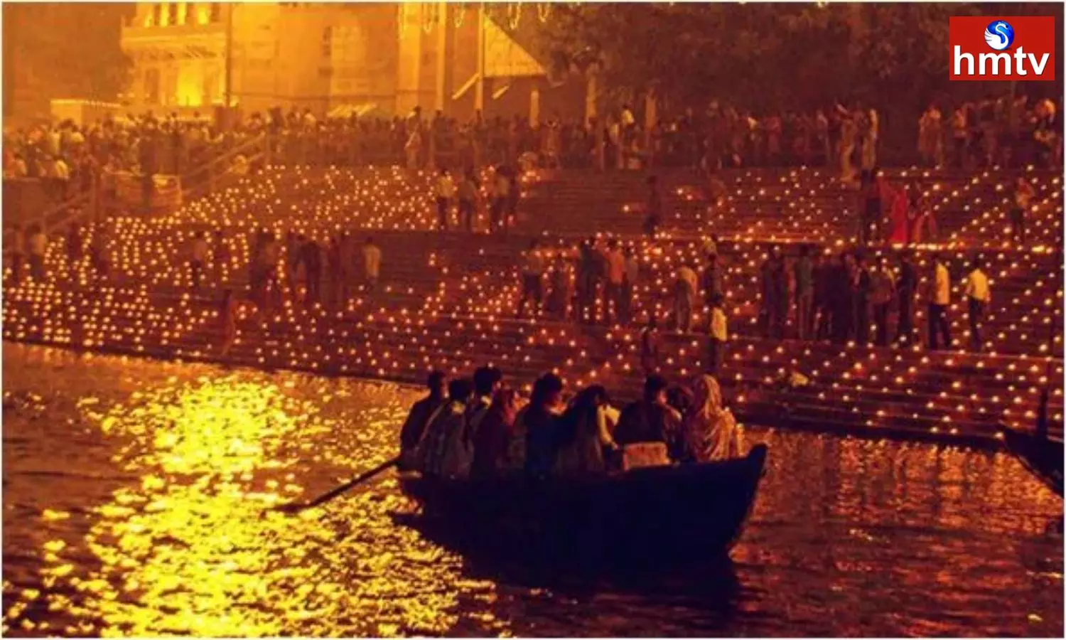 Varanasi Was Fully Decked Up With Earthen Lamps On Dev Deepawali