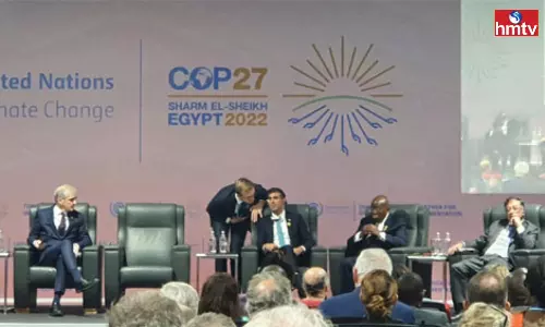Rishi Sunak Rushed Out Of COP27 Event