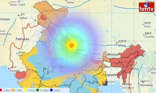 Earthquakes in Nepal and around Delhi
