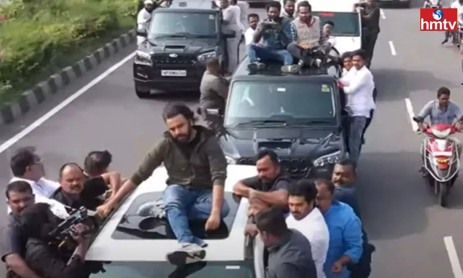 Pawan Kalyan Booked for Rash Driving in Guntur