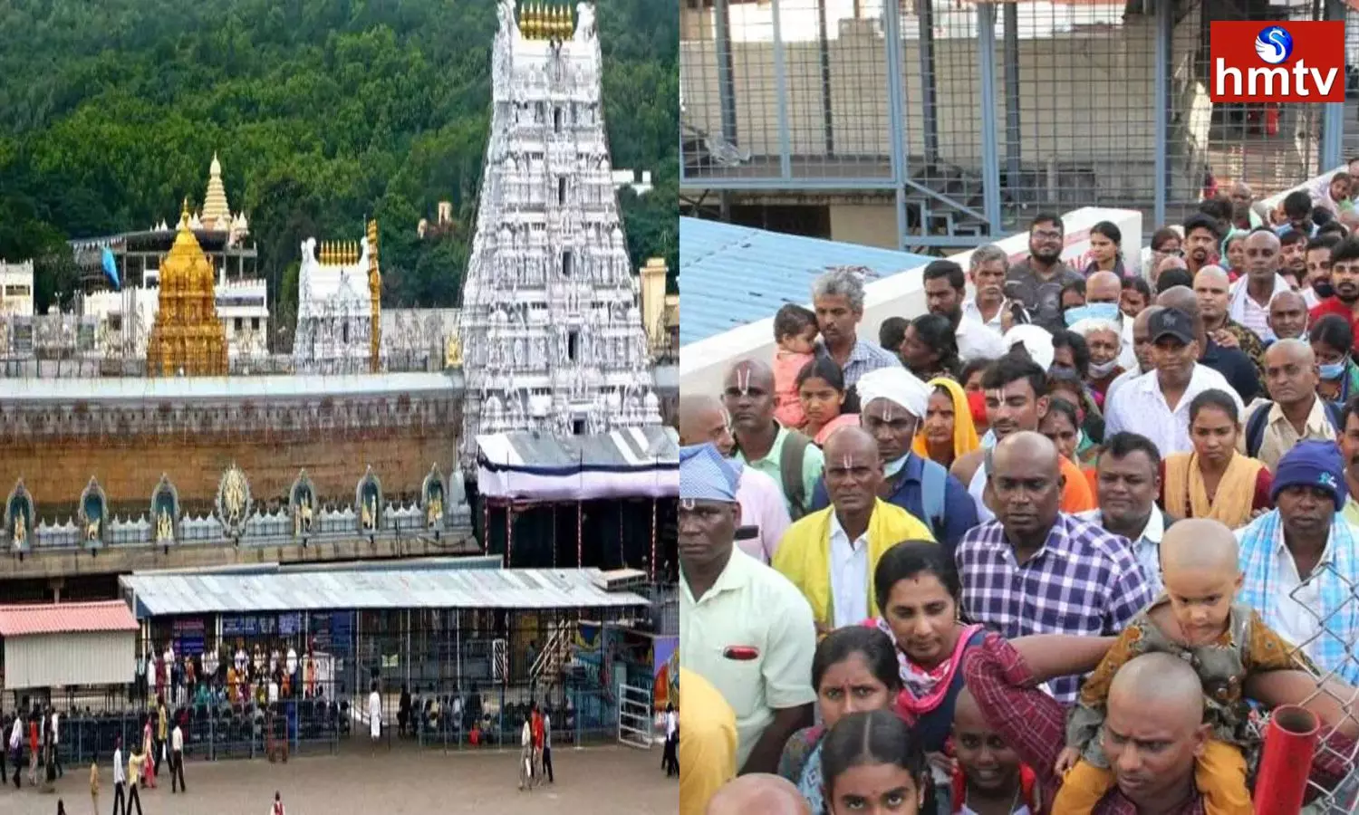 The rush of devotees continues in Tirumala