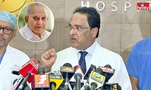 Continental Hospital Doctors Press Meet on Krishna Health Condition