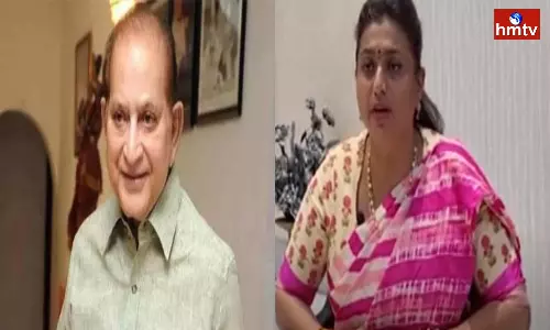 Roja condoled the demise of superstar Krishna