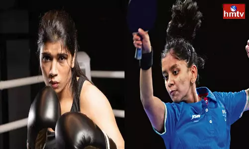 Nikhat Zareen and Akula Sreeja are selected for the Arjuna Award Nikhat Zareen and Akula Sreeja are selected for the Arjuna Award