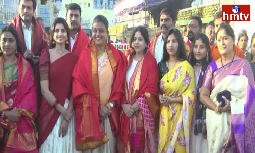Minister Roja Visited Tirumala Minister Roja Visited Tirumala