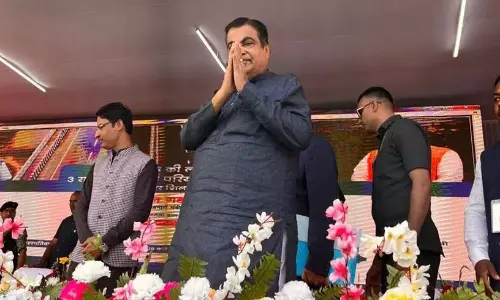 Union Minister Nitin Gadkari falls ill on Stage in Siliguri