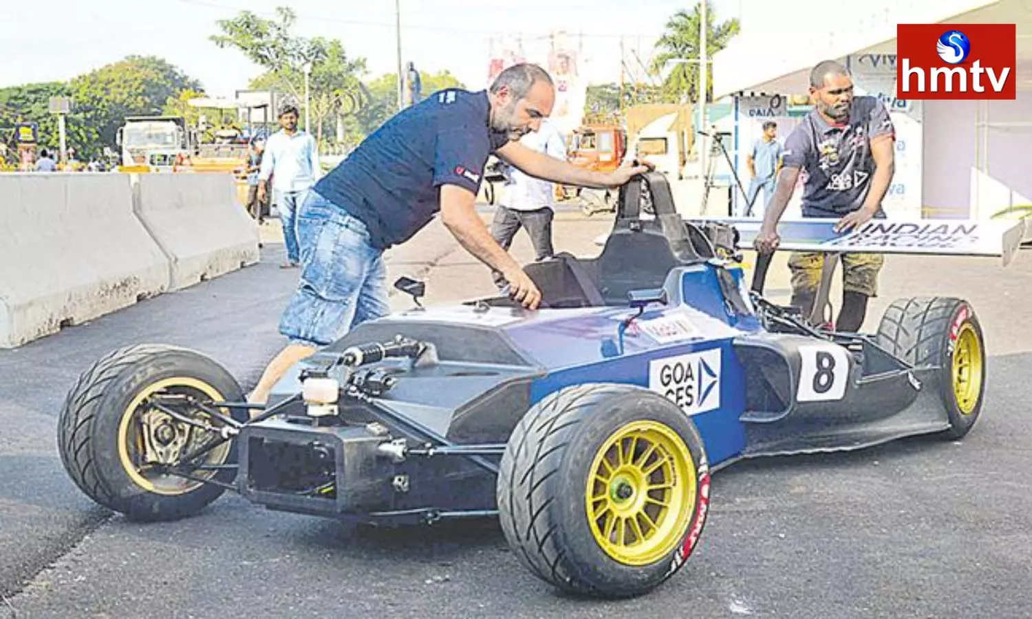 Indian Racing League Car Race in Hyderabad