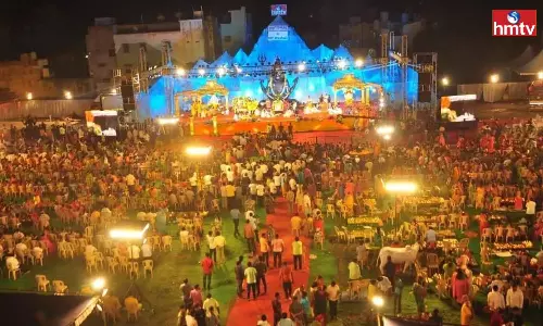 Karthika Deepotsavam Celebrations Were held in Chilakaluripeta Conducted by hmtv