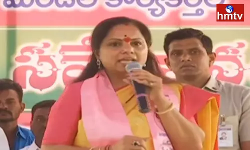 MLC Kavitha Fire On BJP