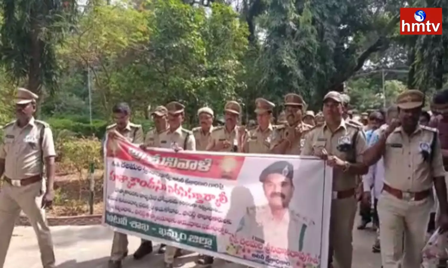 Forest Officers boycotted from duty in Khammam district