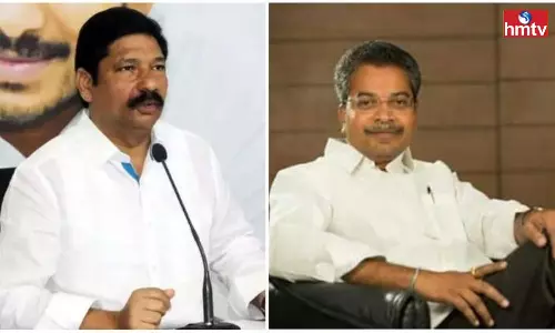 Minister Jogi Ramesh Meets Sajjala Ramakrishna Reddy