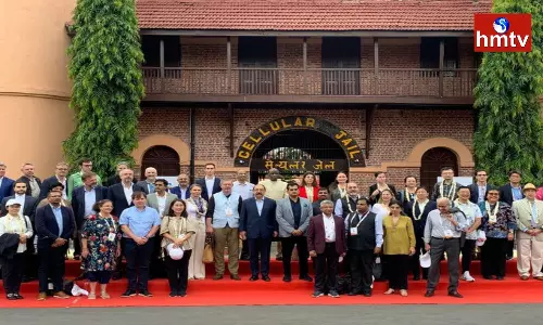 Port Blair is bustling with foreign dignitaries Port Blair is bustling with foreign dignitaries