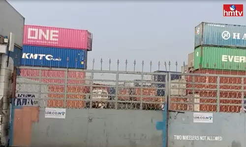 IT Raids in Container Offices in Visakhapatnam IT Raids in Container Offices in Visakhapatnam